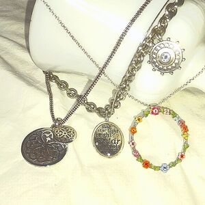 Lot of four (4) genuine Brighton necklaces